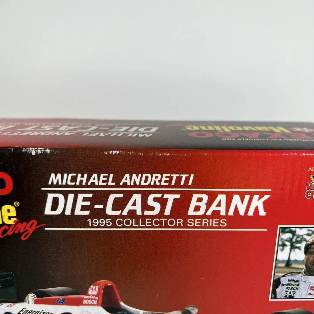 Michael Andretti 1995 Collectors Die‎ Cast Bank 1:24 Scale Texaco Havoline Car